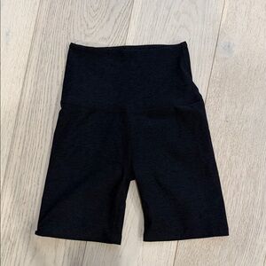 Beyond Yoga Black High-Waisted Biker Shorts